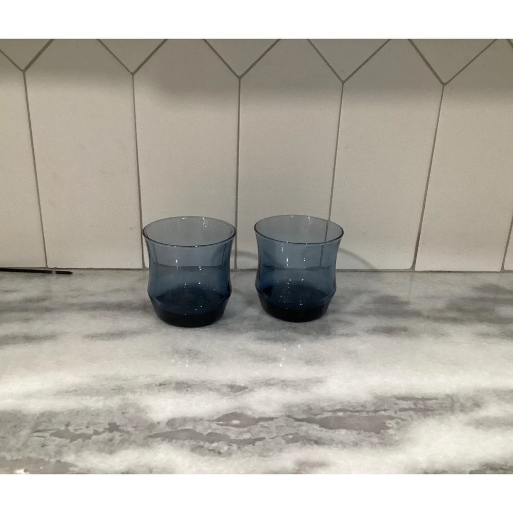 Vintage Libbey Apollo Dusky Blue Small 3